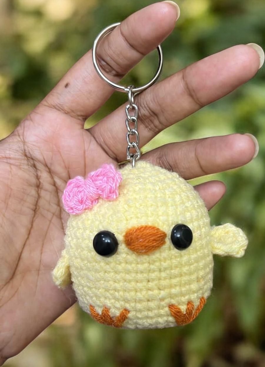 Sunshine Chick Keychain