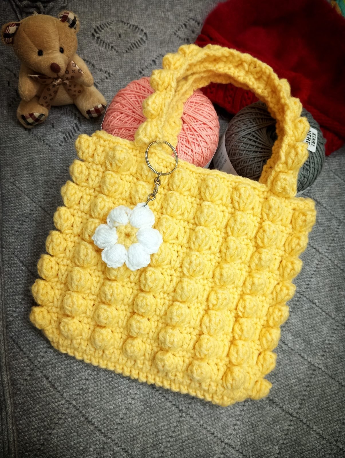 Sunshine Bobble Mini Tote