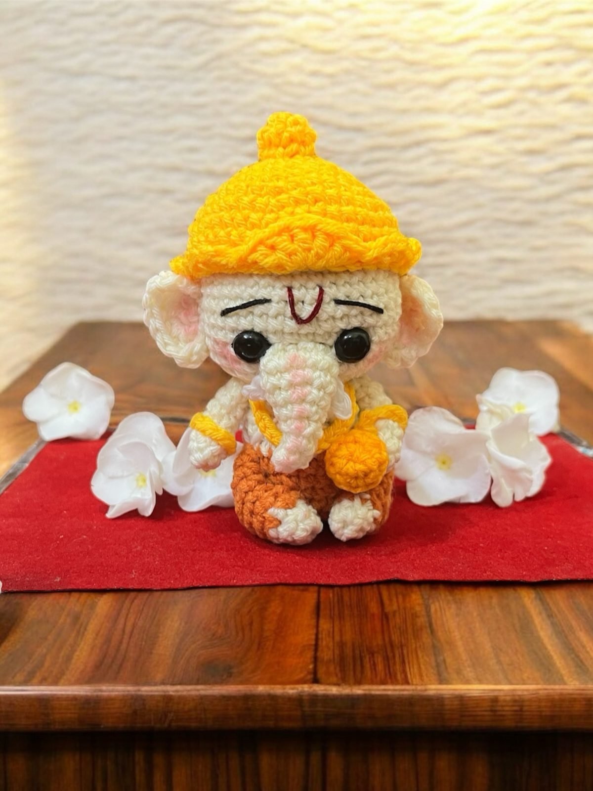 Bala Ganesha Festive Amigurumi